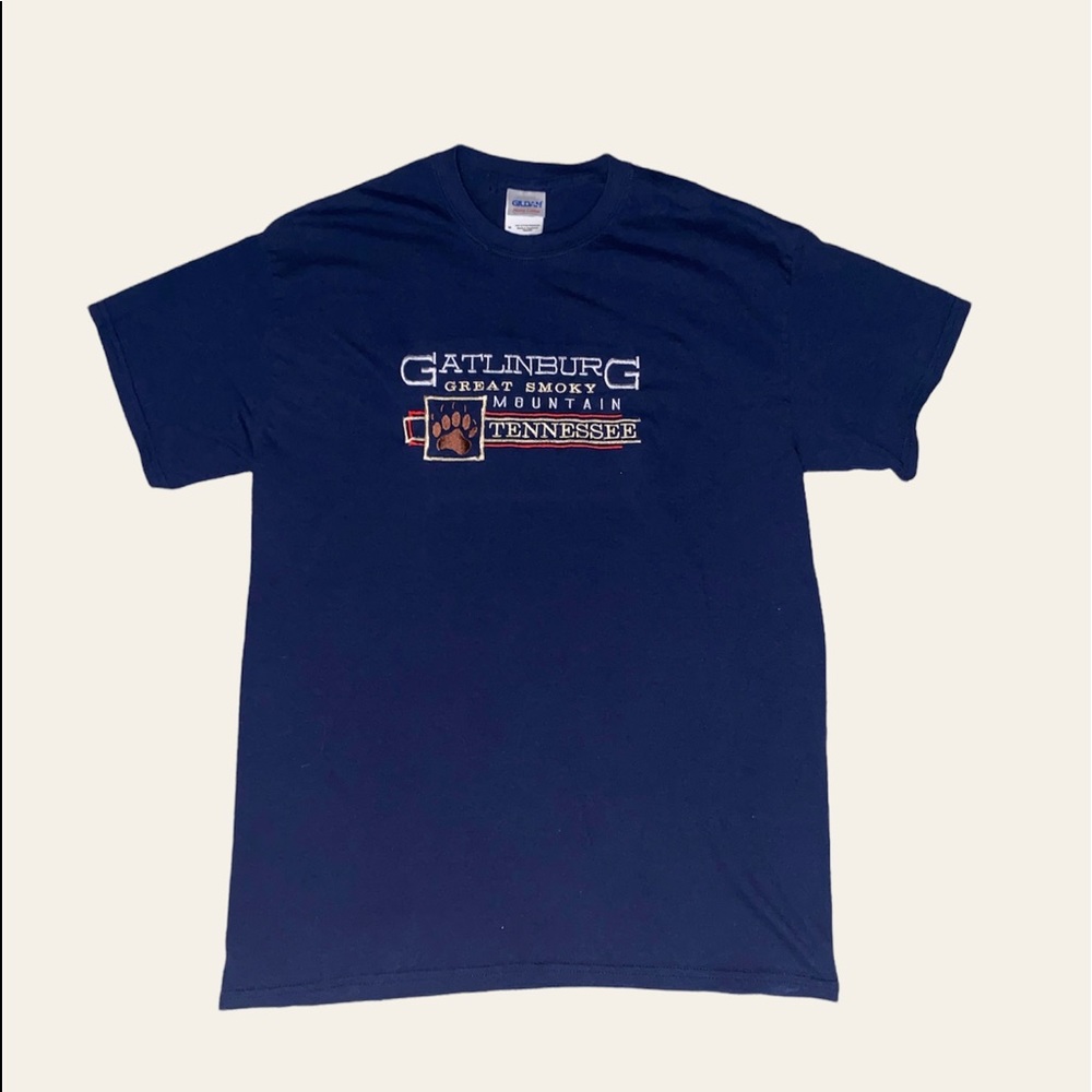 Gatlinburg Tennessee great smoky mountains stitched shirt